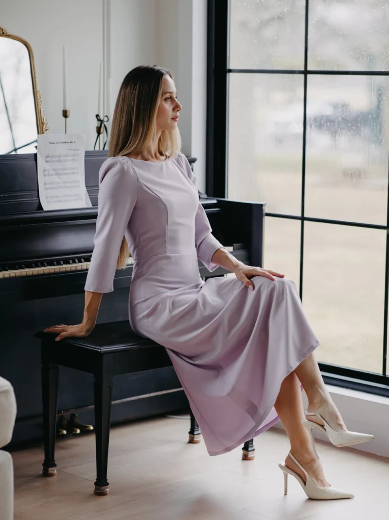 Victoria Lilac Dress