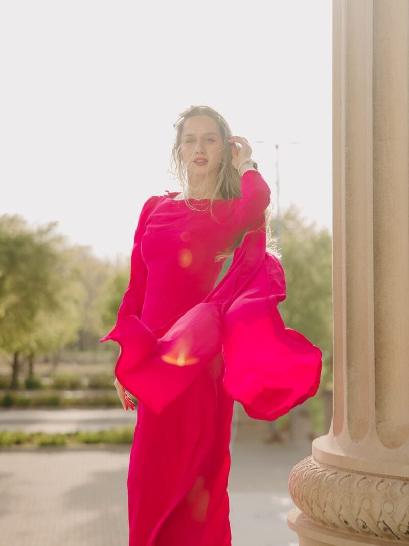 Hummingbird Dress with Removable Capes/Wings