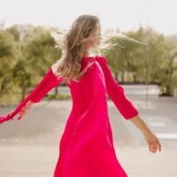 Trufamme 2 Hummingbird Dress with Removable Capes/Wings