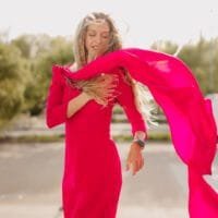 Trufamme 2 Hummingbird Dress with Removable Capes/Wings