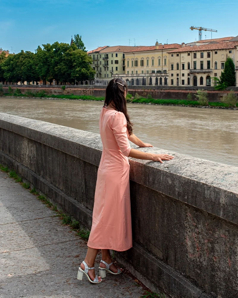Victoria Peach Dress