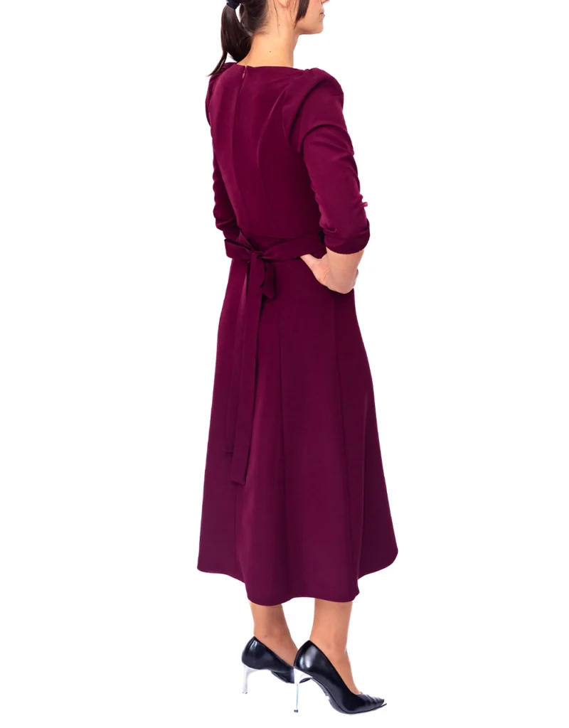 Trufamme Valeria Plum elegant dress