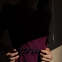 Trufamme Valeria Plum elegant dress