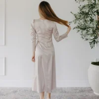 Trufamme Elizabeth Champagne elegant dress