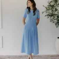 Elizabeth Summer Blue Dress elegant dress