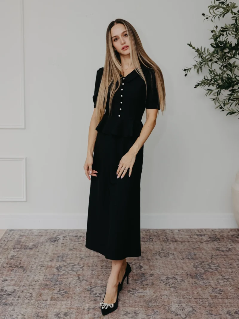 Diana Black Dress elegant dress