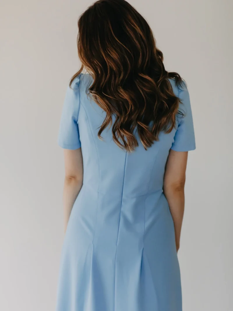 Elizabeth Summer Blue Dress elegant dress