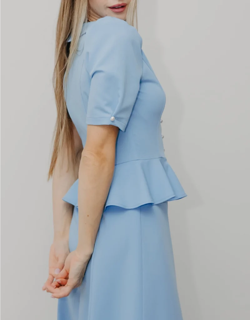 Diana Blue Dress elegant dress