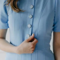 Elizabeth Summer Blue Dress elegant dress