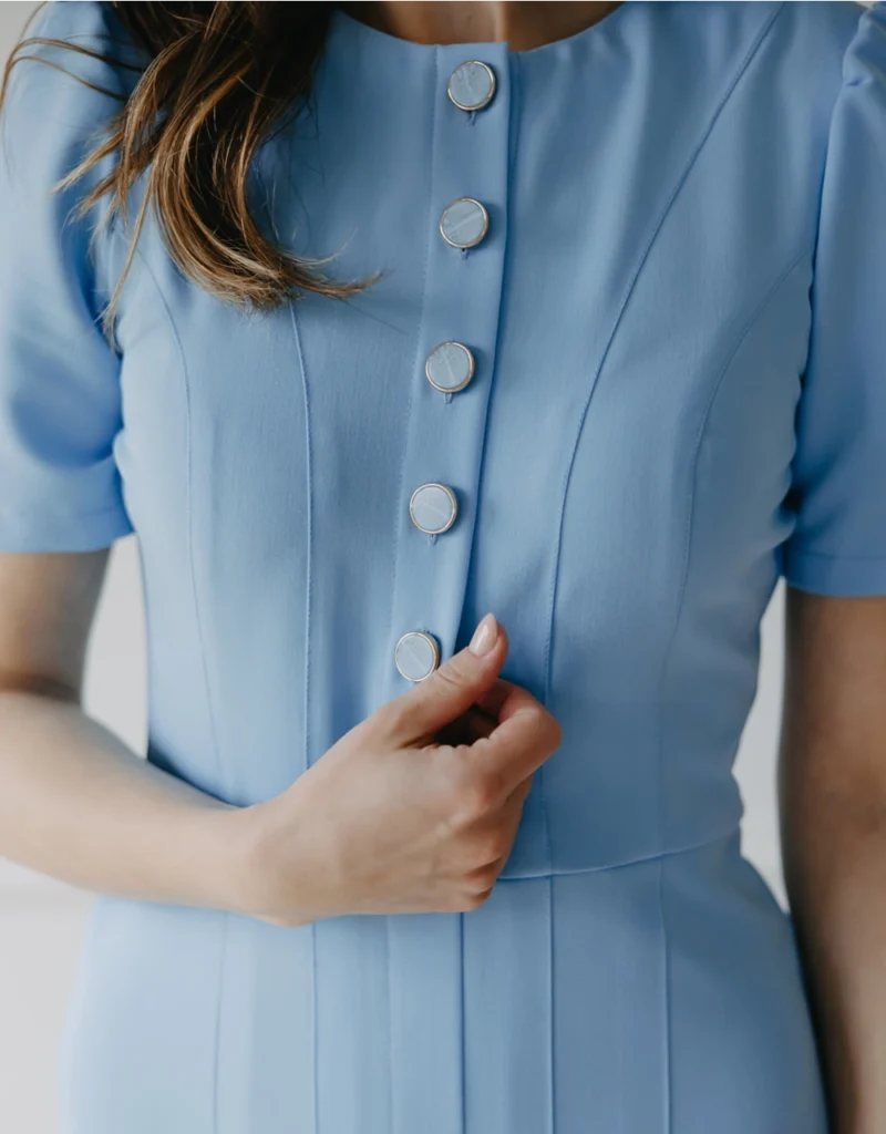 Elizabeth Summer Blue Dress elegant dress