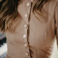 Elizabeth Beige Dress elegant dress