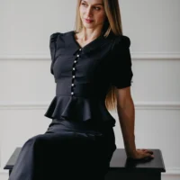 Diana Black Dress elegant dress