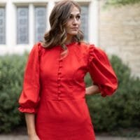 image00016 Audrey Linen Dress